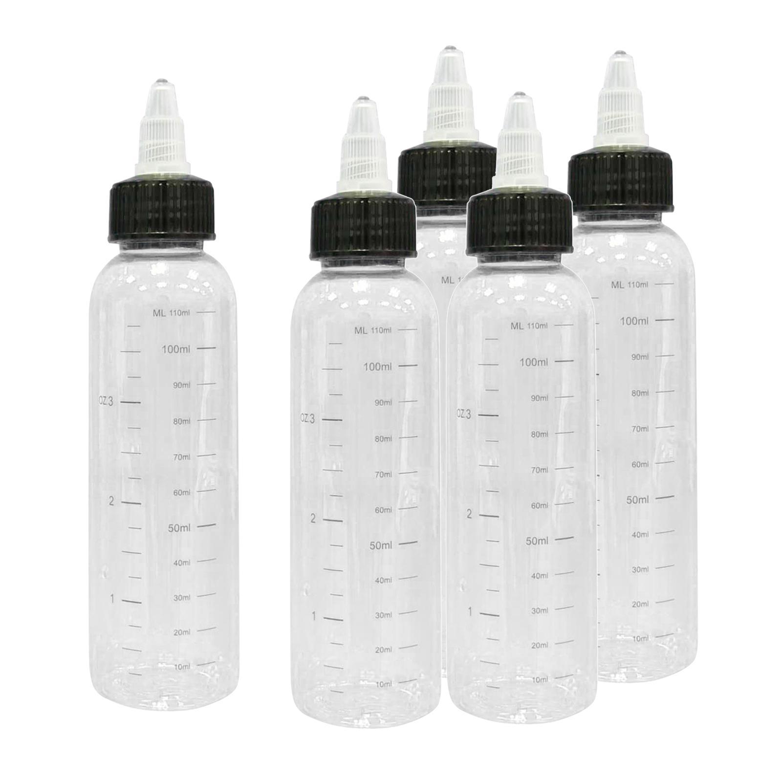 10pcs 120/250ml Tattoo Ink Bottle with Twist Hat + Scale