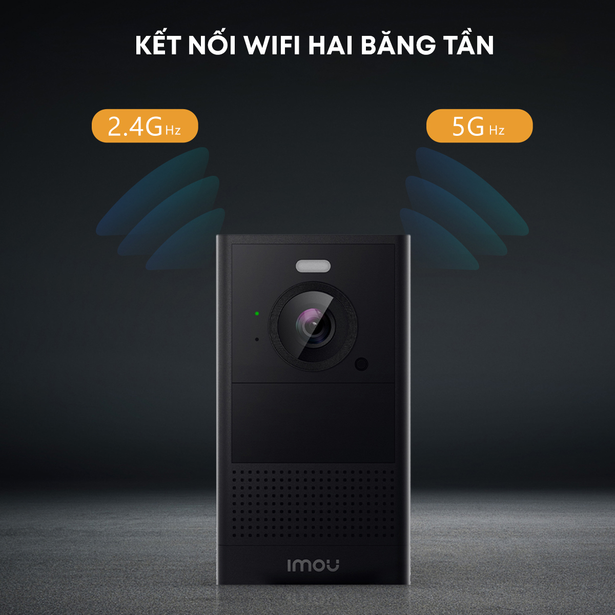 Camera Imou Wifi dùng Pin Cell 2 I IPC-B46LP I Đàm thoại 2 chiều I Thời lượng pin đến 180 ngày I 4MP QHD I Hàng chính hãng