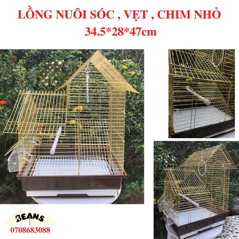 Lồng , chuồng mái nhà nhỏ mã 005 dùng nuôi yến hót, và các dòng chim nhỏ, vẹt nhỏ như lovebird, yến phụng, sóc