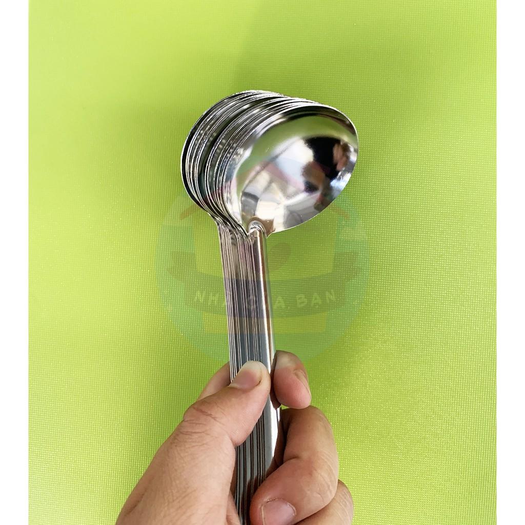 Vá (muỗng) múc canh chất liệu 100% Inox bóng loáng các loại, giá lẻ rẻ như giá buôn - Nhà Của Bạn