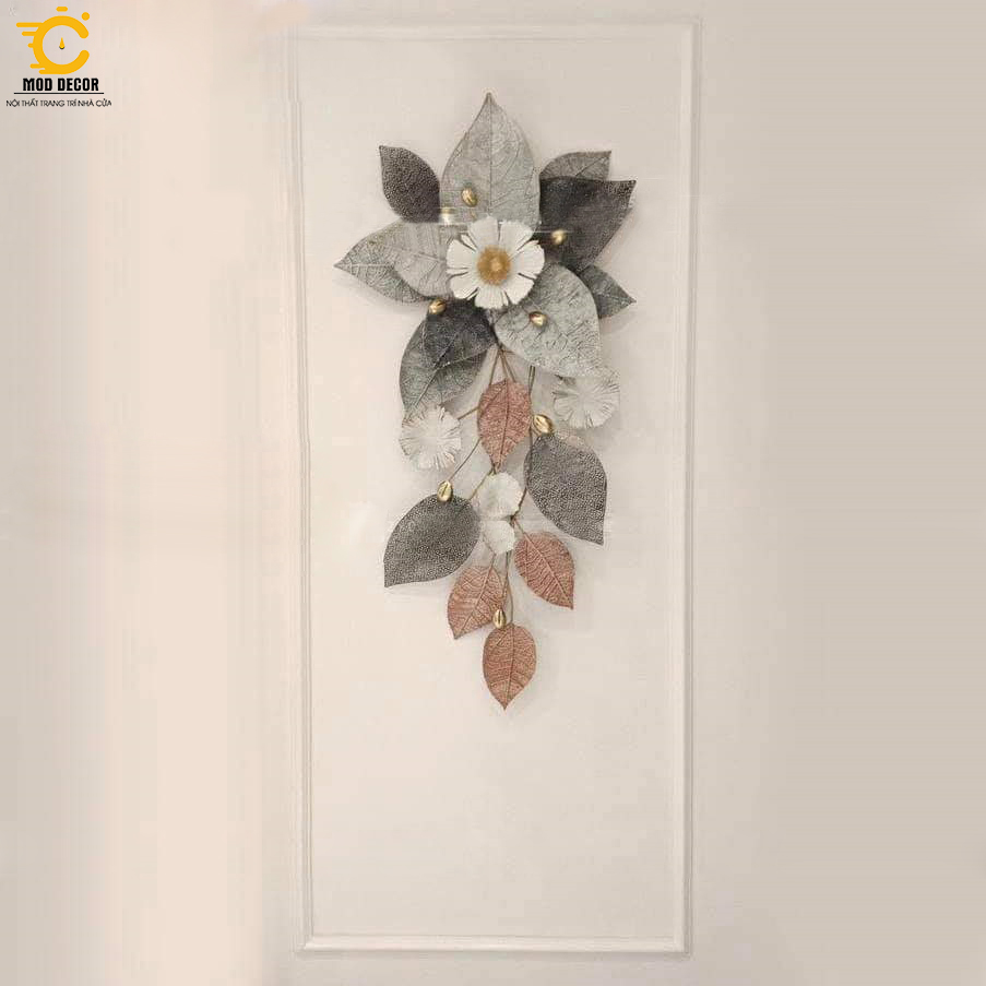 Tranh sắt treo tường trang trí MOD Decor, phong cách Bắc Âu nghệ thuật Lianzhang JJT mã 2226