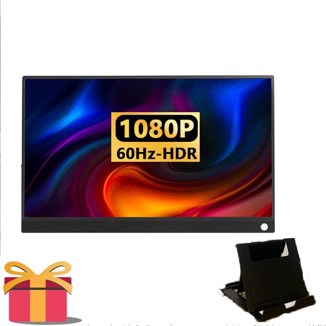 Màn hình mini di động 15.6inch DOLPHIN PP 1080p 60Hz HDR (tặng kèm giá đỡ)  ️ FREESHIP ️