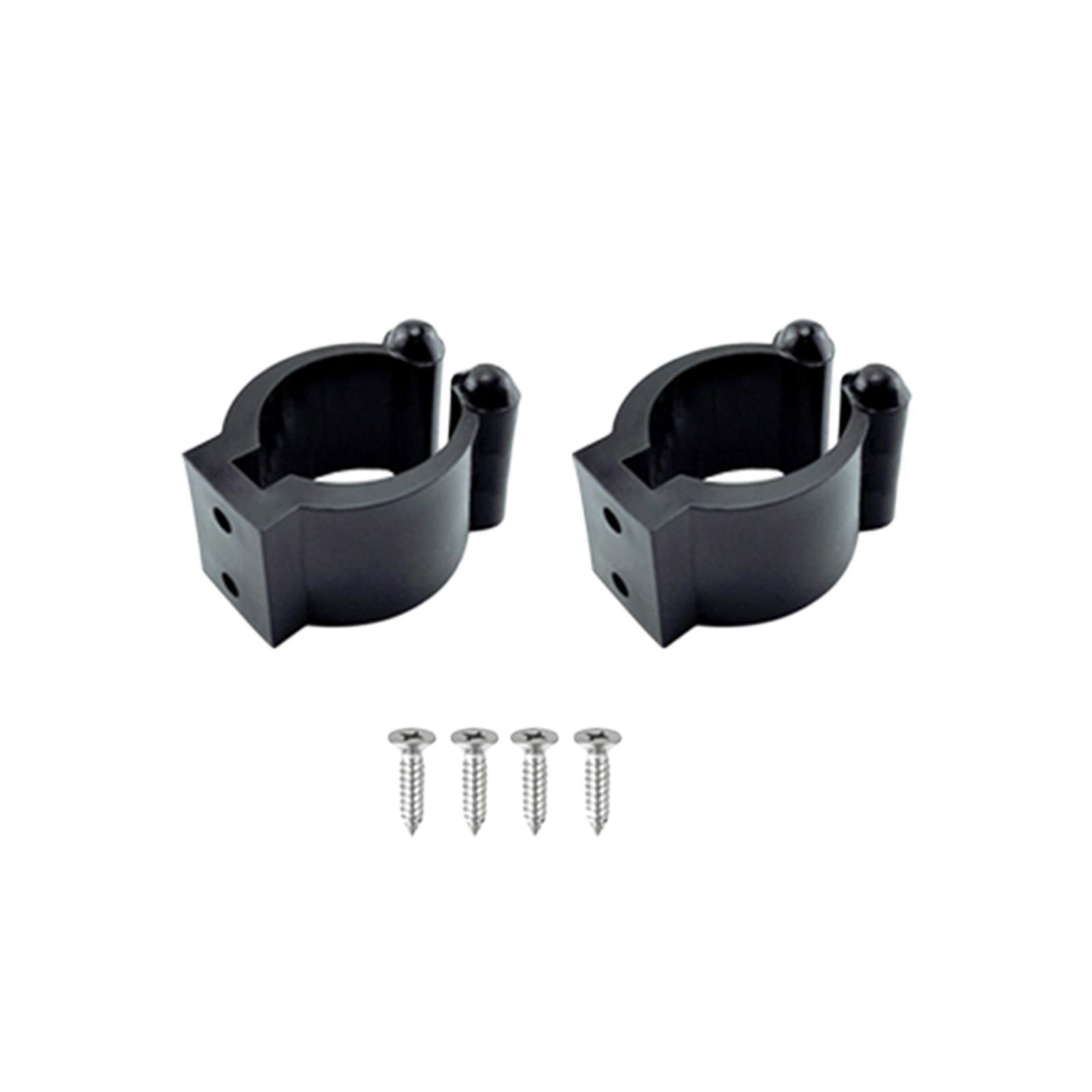 2Pcs Fishing Rod Storage Mounted Clamp Nylon Organizer Tackle Bracket Fishing Rod Rack Fishing Pole Holder for Types Rods