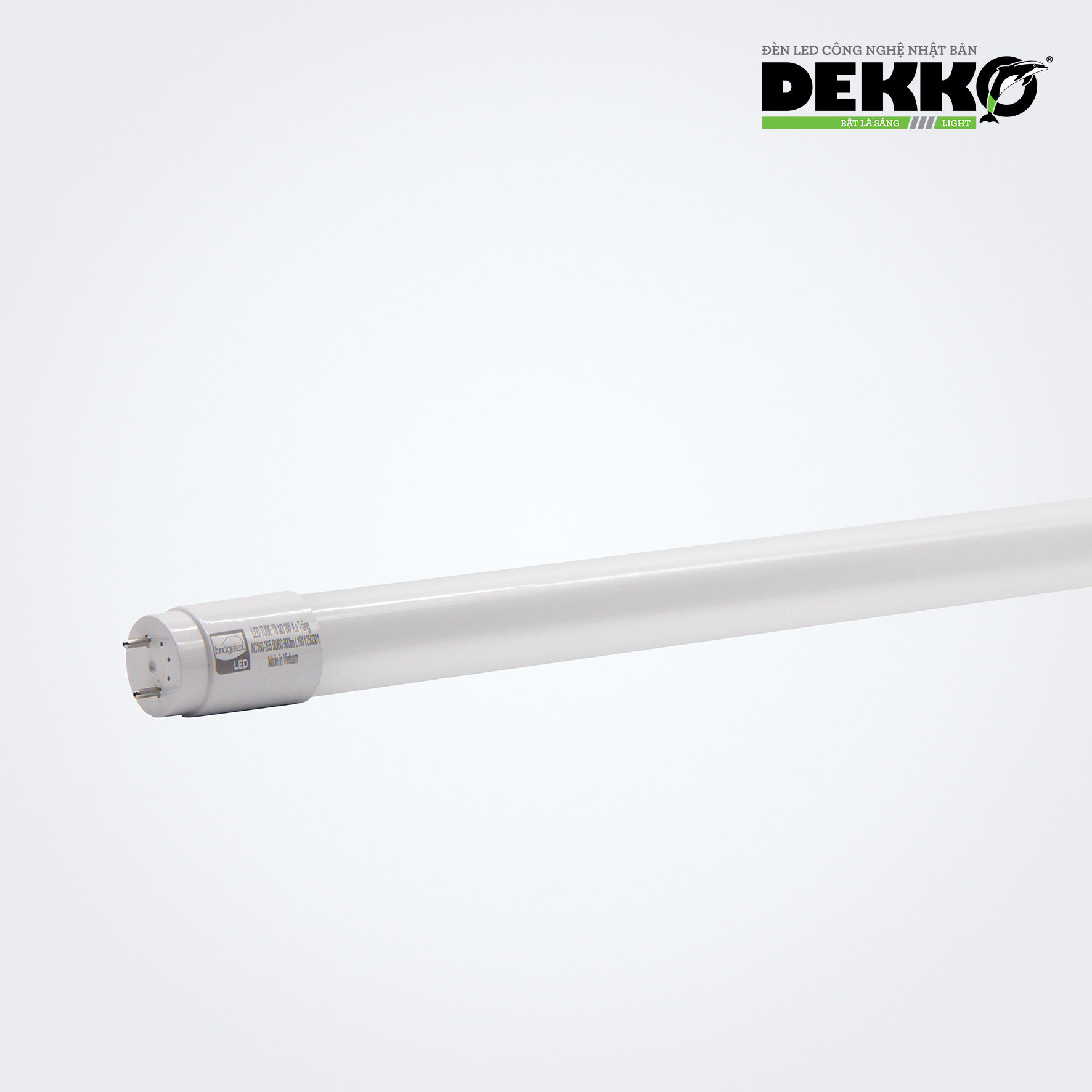 BÓNG ĐÈN LED TUÝP T8 2201 DEKKO 18W SIÊU TIẾT KIỆM ĐIỆN - ĐỘ BỀN LÊN TỚI 15 NĂM