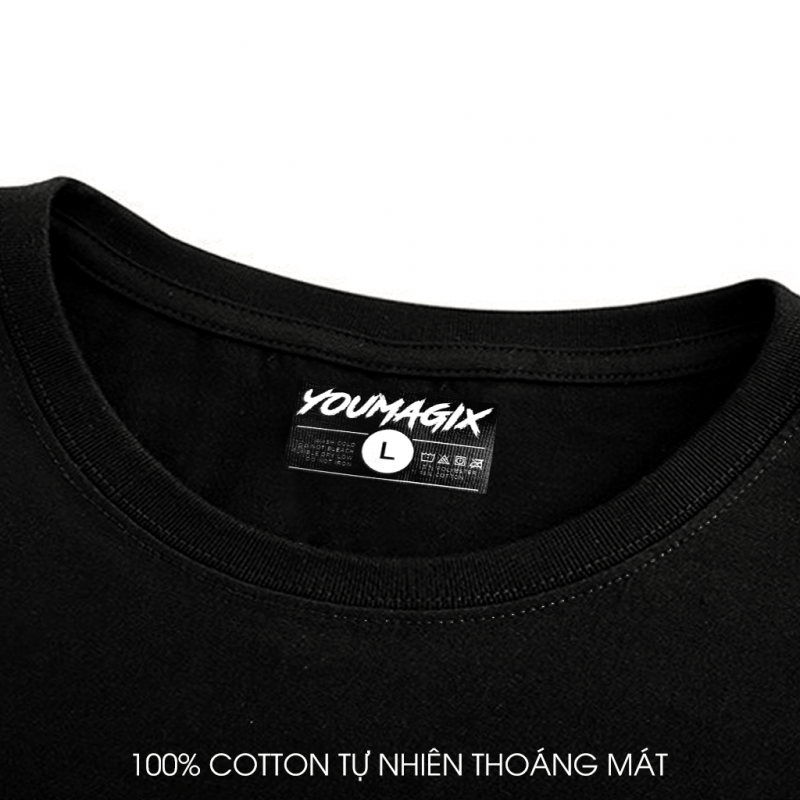Áo Thun Tay Lỡ Form Rộng Unisex 100% Cotton In Hình Baby Face Girl Donuts