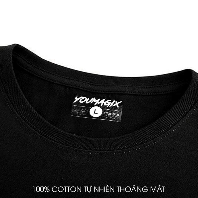 Áo Thun Tay Lỡ Form Rộng Unisex 100% Cotton In Hình No More Drama