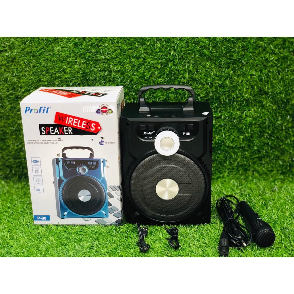  LOA KARAOKE XÁCH TAY MINI BLUETOOTH P88 + TẶNG KÈM MICRO