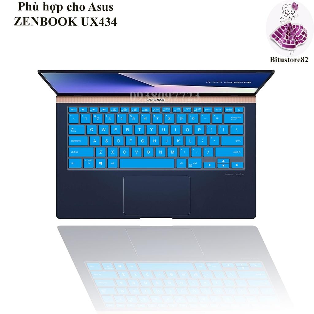 Ốp silicoh phủ bàn phím dành cho laptop ASUS ZENBOOK 14 UX434