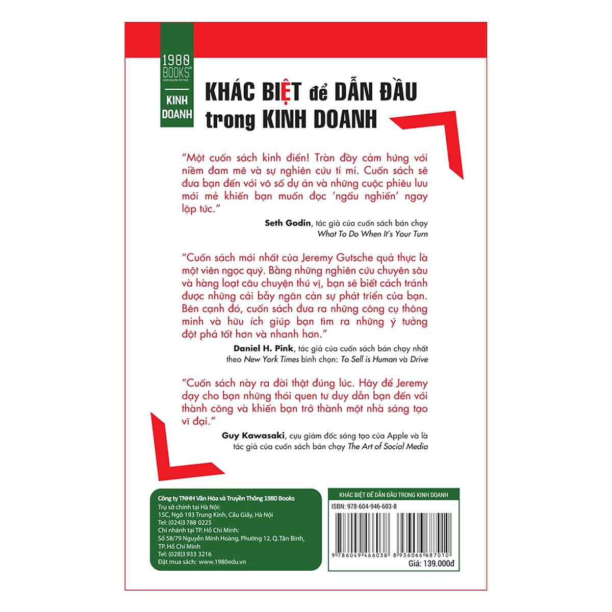 Khác Biệt Để Dẫn Đầu Trong Kinh Doanh