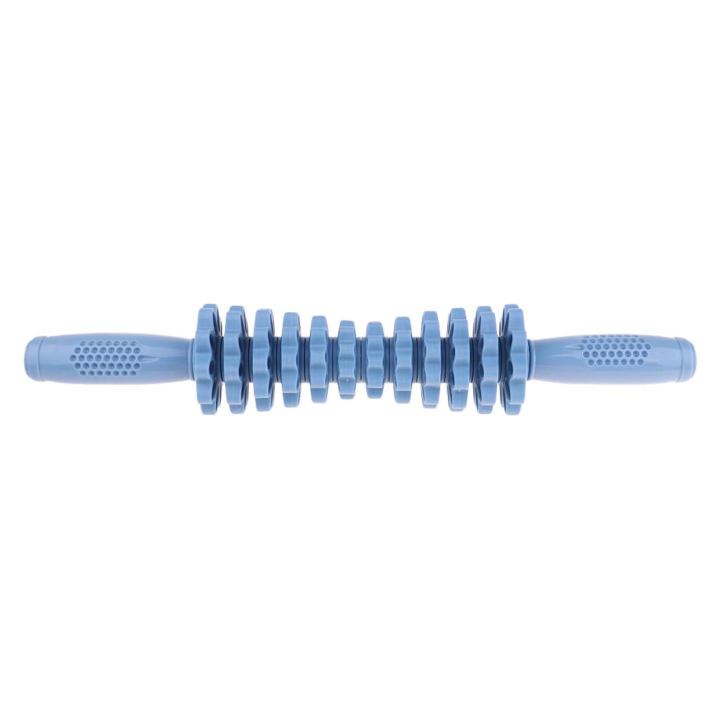 Multi-Functional Massage Roller Stick Back Neck Calf Leg Massager Purple
