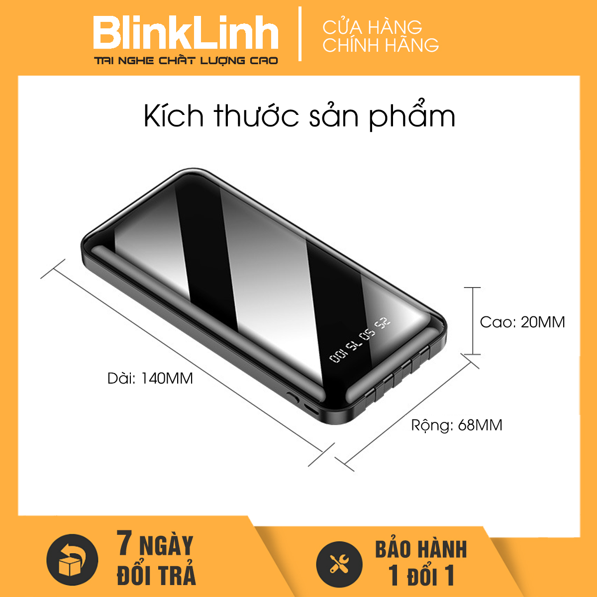 Sạc dự phòng Power Bank 20000mAh phiên bản mới dung tích lớn chất lượng,cục pin dự phòng tích hợp nhiều cổng tiện lợi