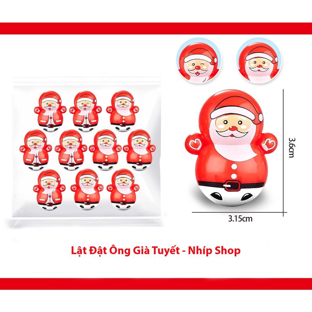 Combo lật đật mini Squidgame trò chơi con mực, lật đật ông già noel