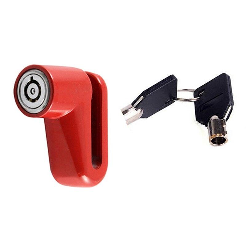 1PCs Anti Theft Disk Disc Brake Rotor Lock for Scooter Bike Safety Lock for Outdoor Motorcycle Bicycle Cycling Accessories