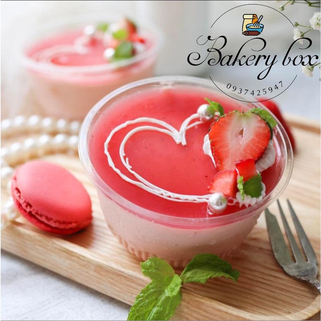 100 Hộp XY581 Đựng Bánh Lạnh - Tiramisu - Rau Câu - Pudding - Kem Tươi - Sữa Chua - Tàu Hủ Lạnh
