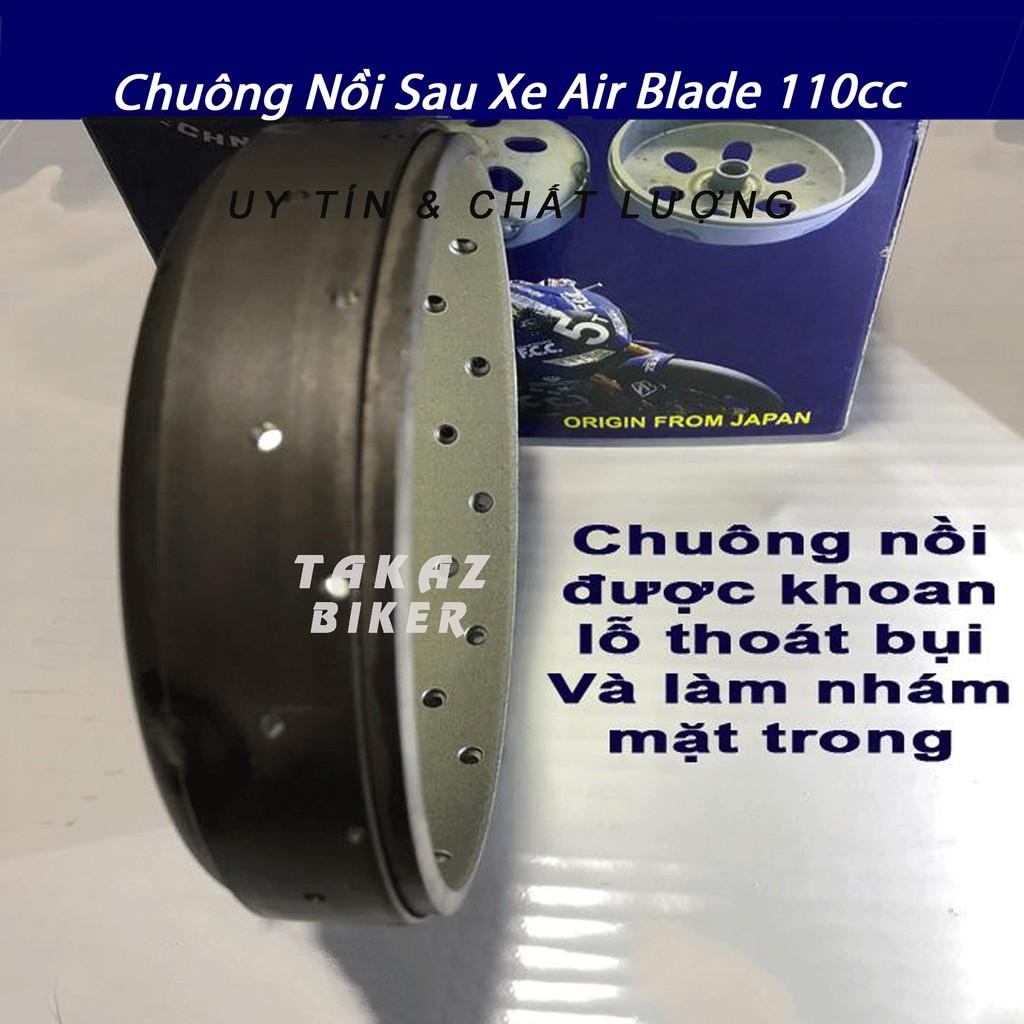 A2 Chuông FCC Khoan độ thoát bụi tạo độ bám tốt dùng cho xe Air Blade, Click 110, SCR