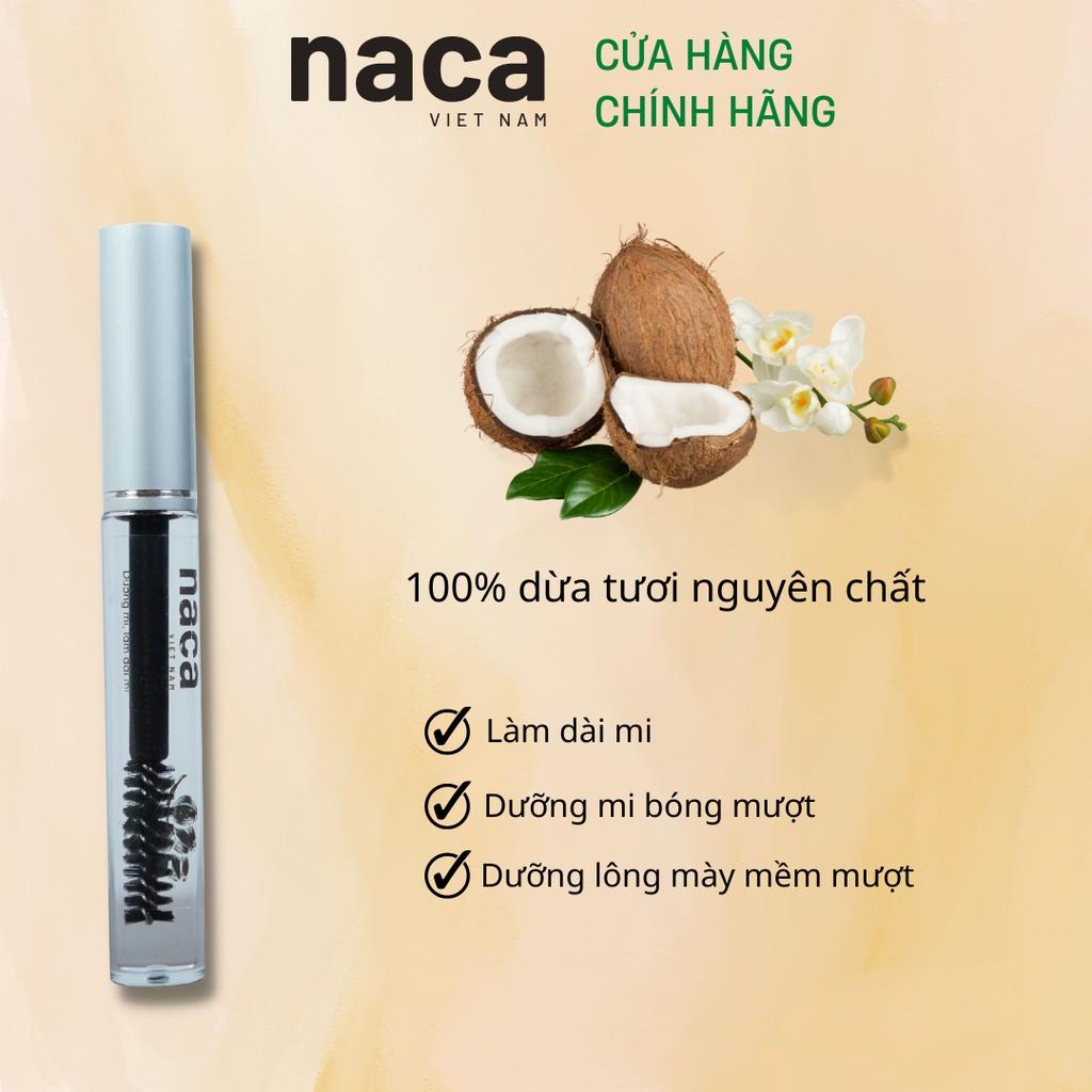 Mascara Dưỡng Mi Dài Và Mượt Naca Việt Nam Giúp Làm Dài Mi Từ Dầu Dừa Nguyên Chất 10ml