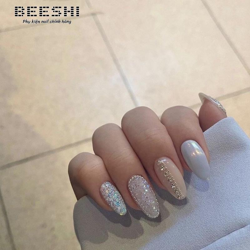 Dây bi nail trang trí móng tay , beeshi shop nail