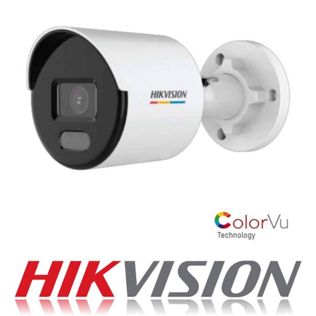Camera IP Hikvision DS-2CD1T27G0-LUF 2MP dòng ColorVu có màu và mic thu âm - hàng chính hãng 