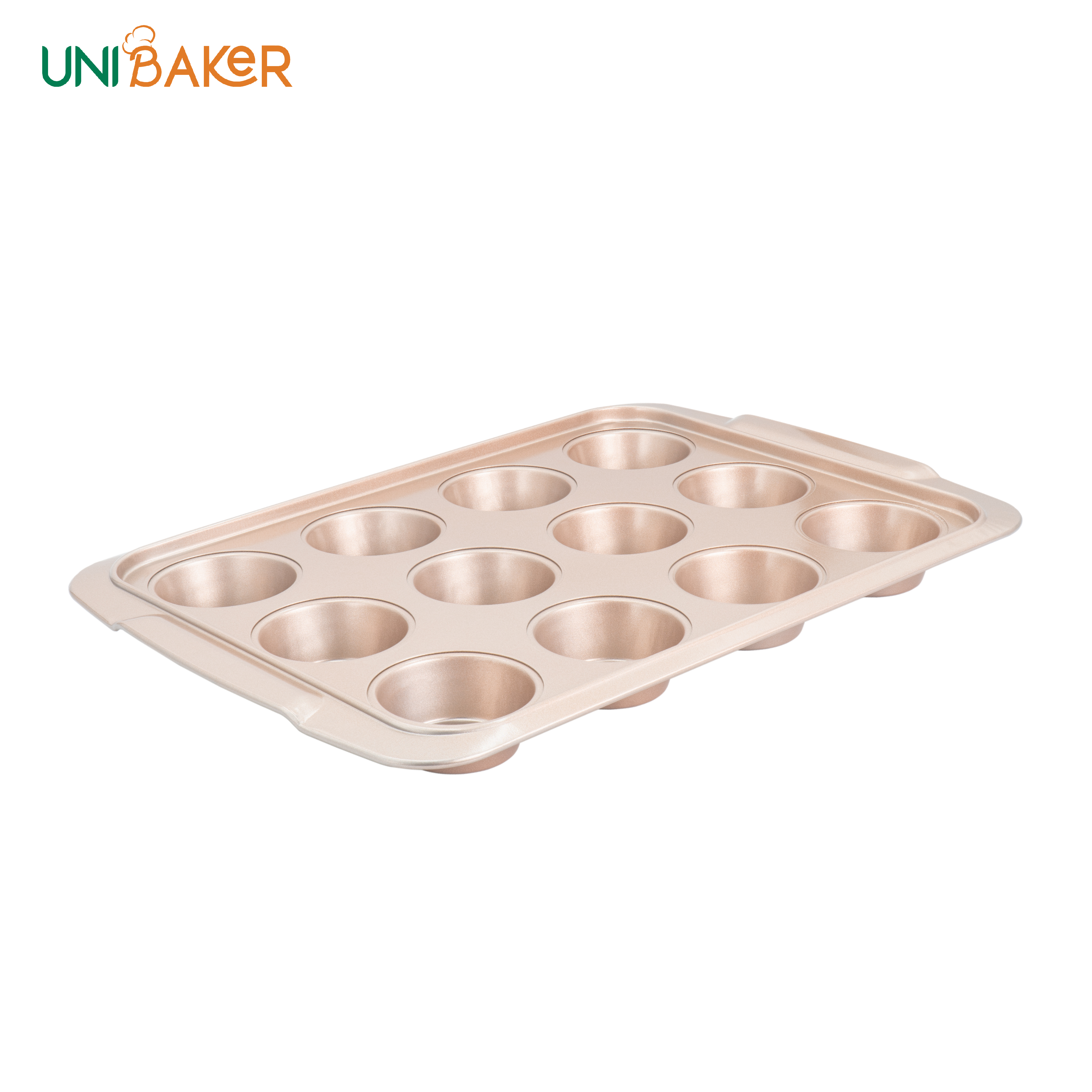 KHUÔN NƯỚNG 12 BÁNH CUPCAKE UNIBAKER MB843