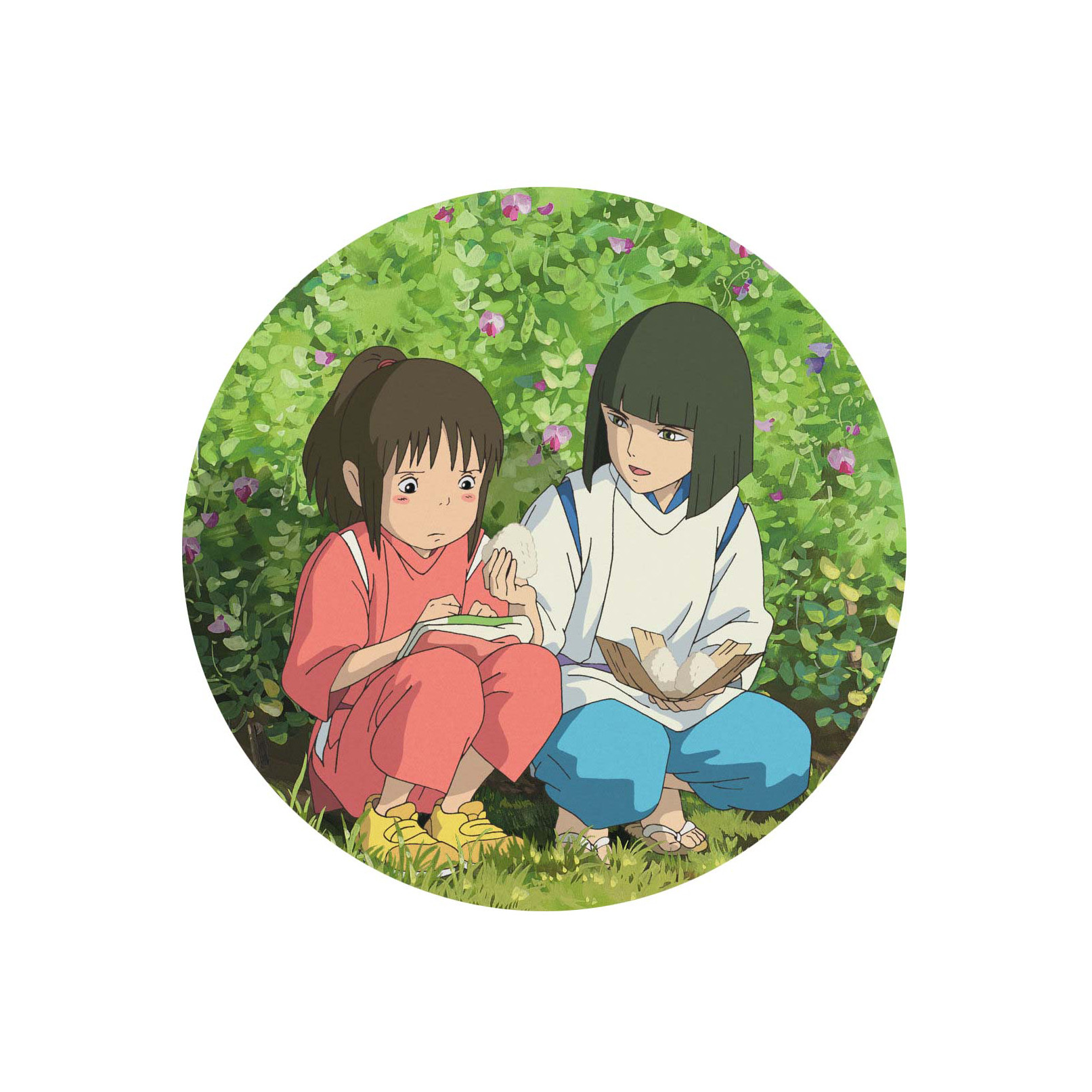 Huy hiệu Anime Chihiro and Haku Spirited Away Vùng đất linh hồn