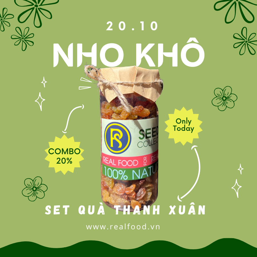 Hộp quà sức khỏe Real Food - Món quà tinh tế dành tặng người thân của bạn