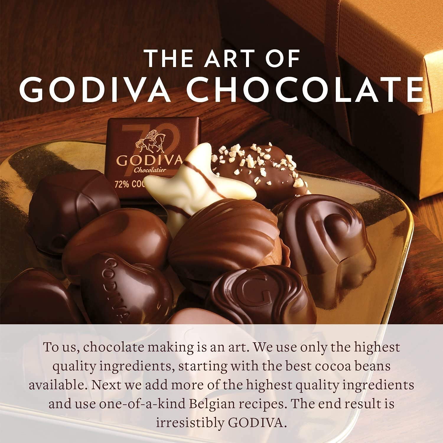 Chocolate ngon nhất thế giới GODIVA Goldmark : Hộp quà tặng 36 cái 435g