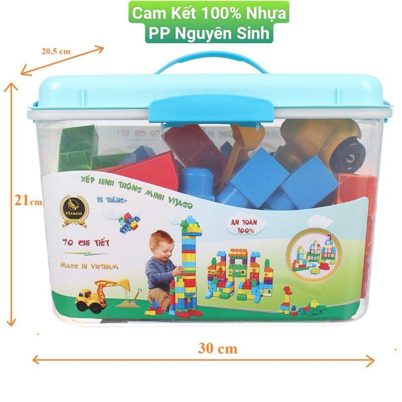 Đồ chơi xếp hình cao cấp VIJAGO 70 chi tiết (VJG028)