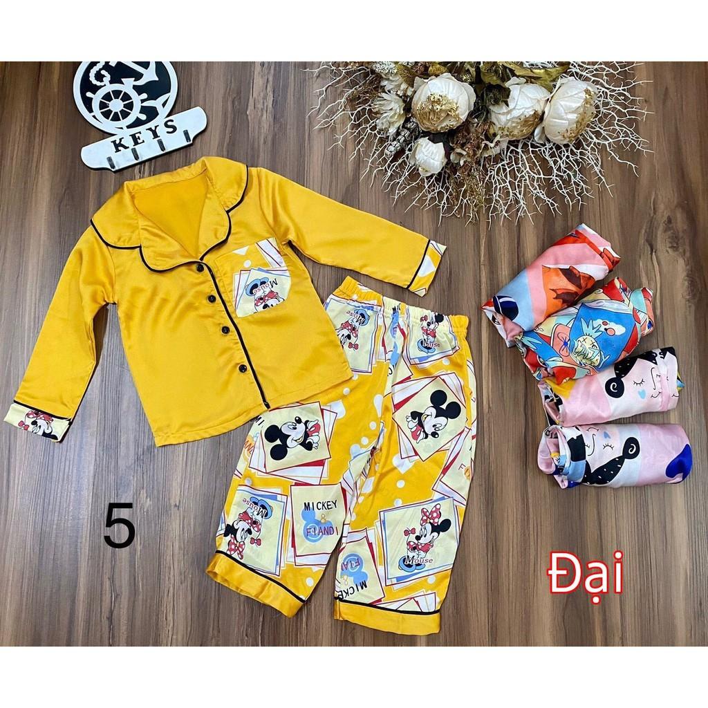 Bộ ngủ Bộ dài Pijama Piyama bé gái đủ size nhỏ và lớn