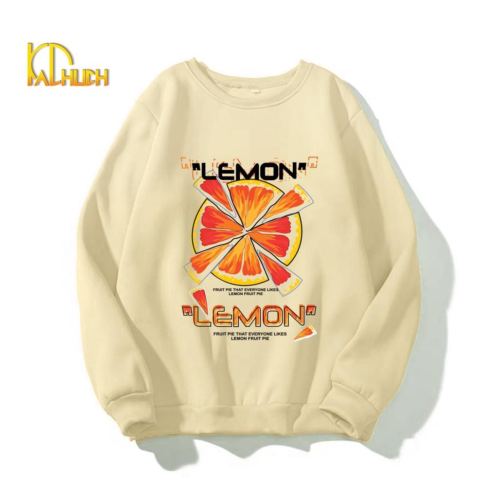 ÁO SWEATER NỮ IN LEMON
