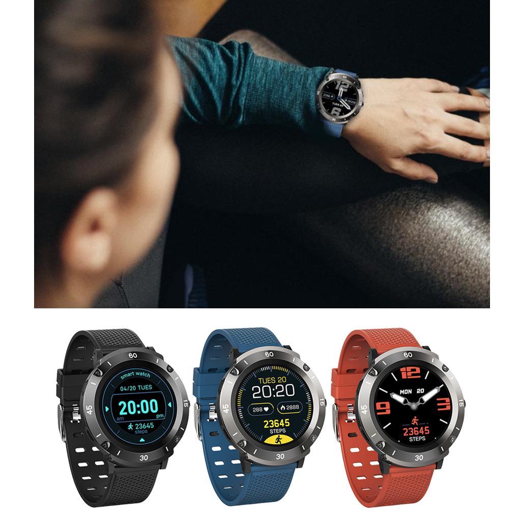 Smart Watch Fitness Tracker Fit Bluetooth Step Caolorie Sport Touch Screen Blue