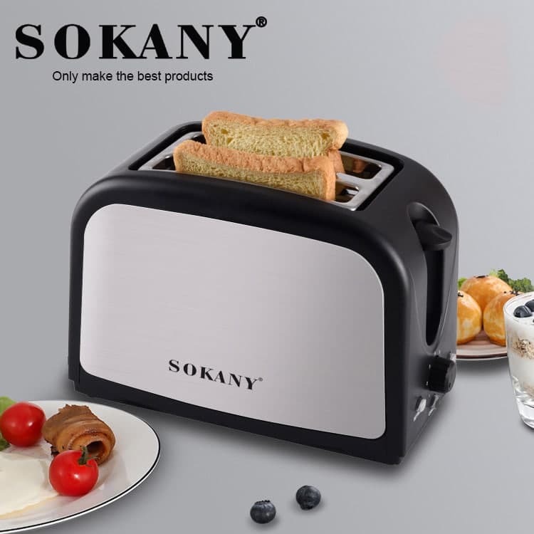 Máy nướng bánh mỳ sandwich  SOKANY  HJT 008s , 800W - Hàng chính hãng