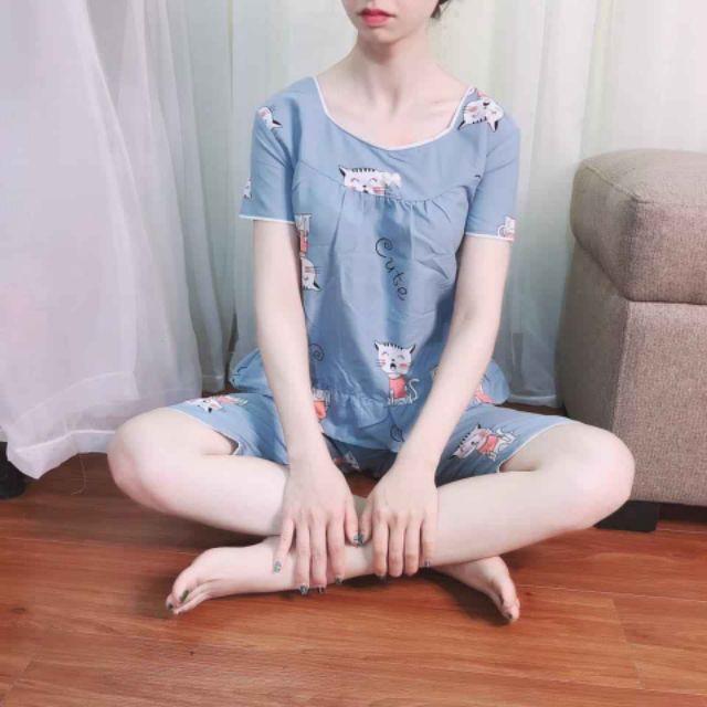 Quần áo mặc nhà perlum 3 màu