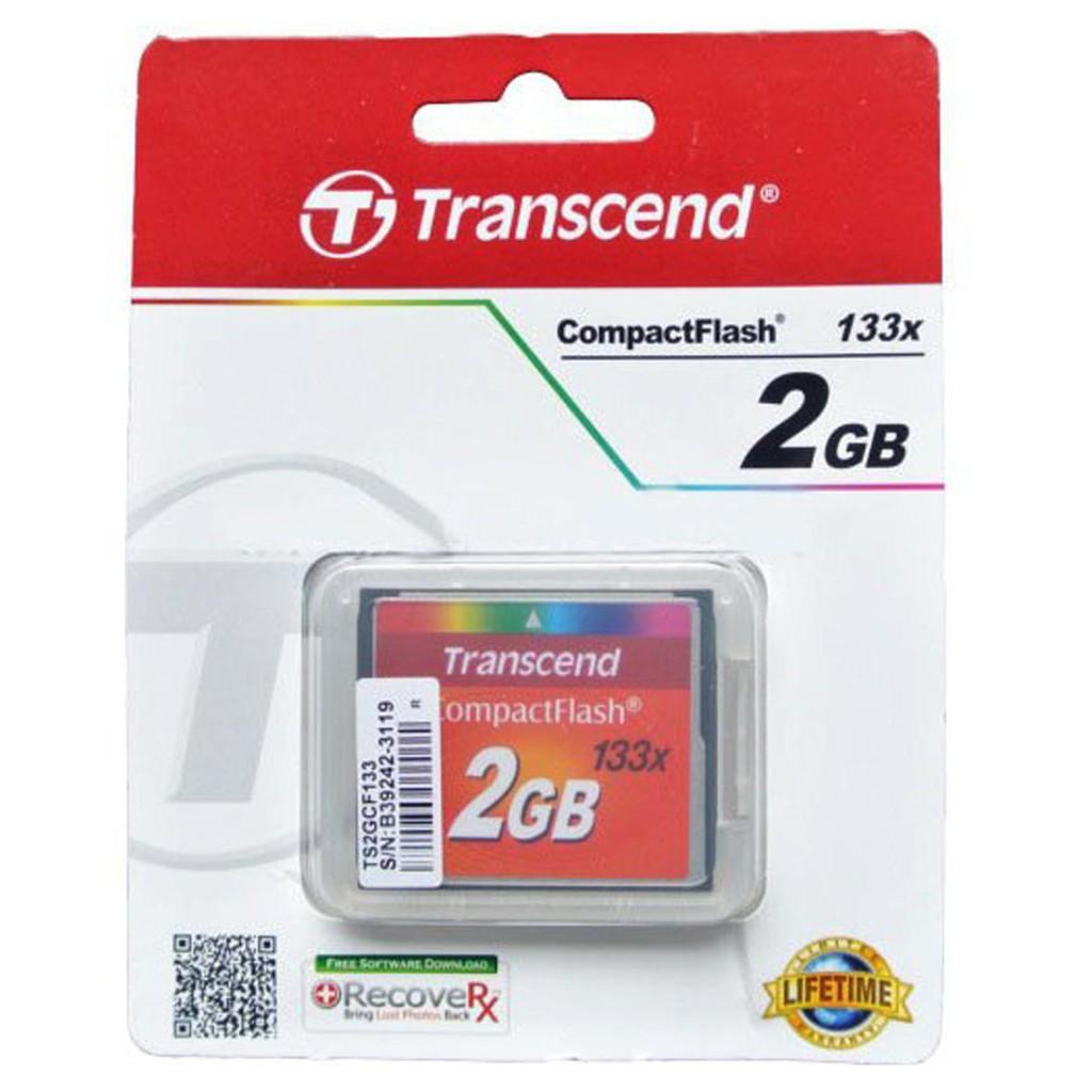 Thẻ nhớ Transcend CF 2GB (133x Speed) Hàng nhập khẩu