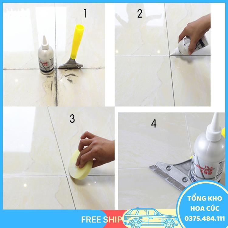 Keo Trám Chỉ Gạch Màu Trắng Cao Cấp  - Vận Chuyển Miễn Phí Toàn Quốc
