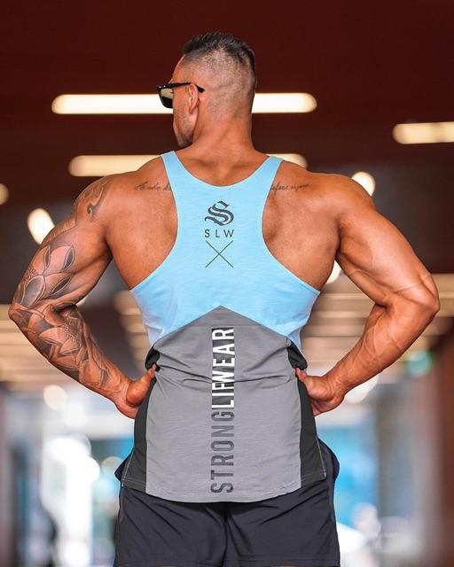 Áo ba lỗ nam nhập khẩu Strong Lift wear