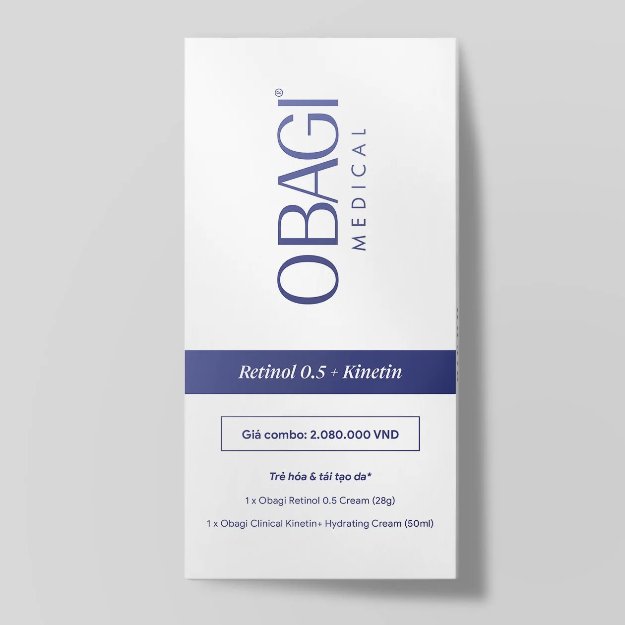 Kem Dưỡng Obagi360 Retinol 0.5 28g Và Kem Dưỡng Obagi Clinical Kinetin+ Hydrating Cream 50ml