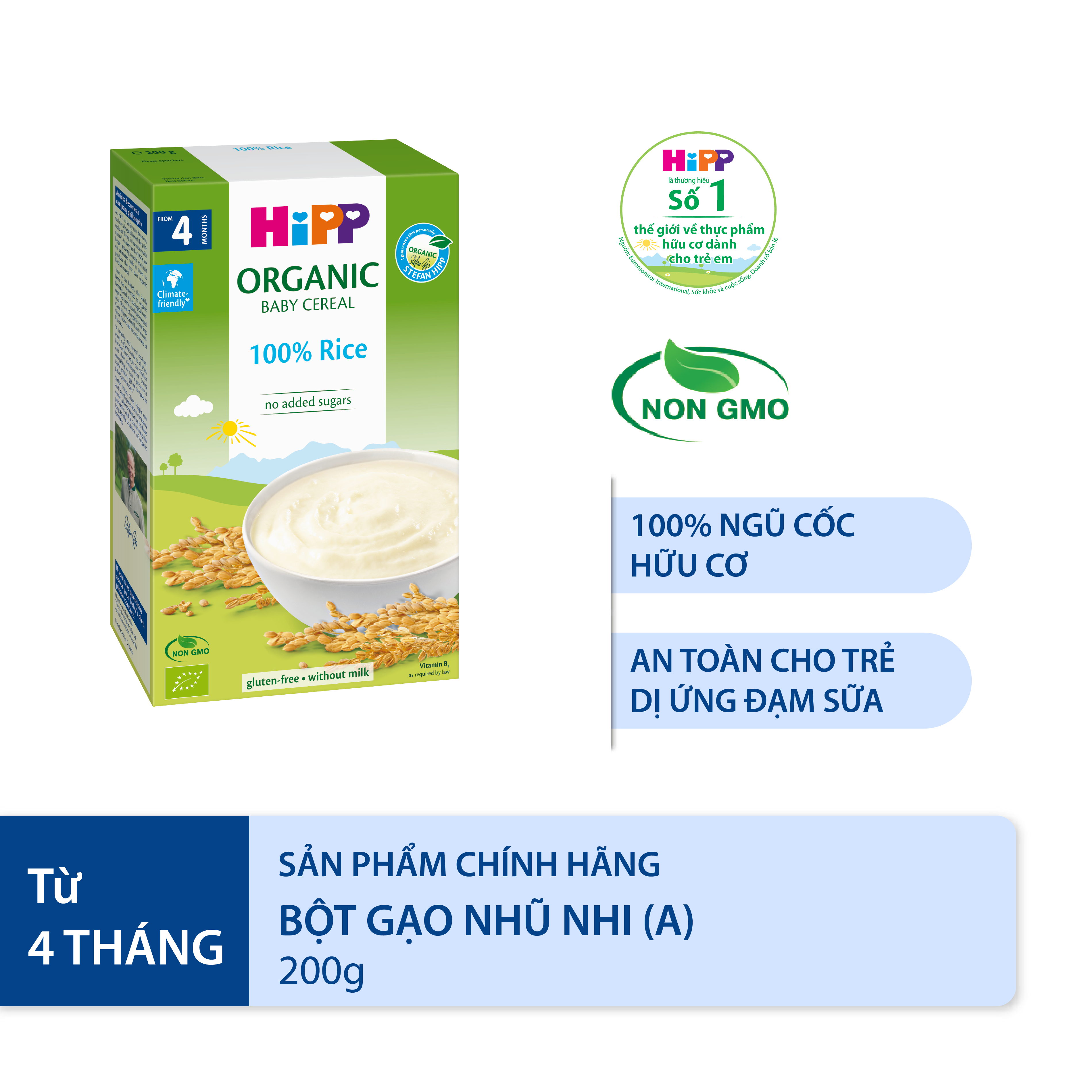 Combo ăn dặm HiPP Organic số 4: Phát triển hệ tiêu hóa