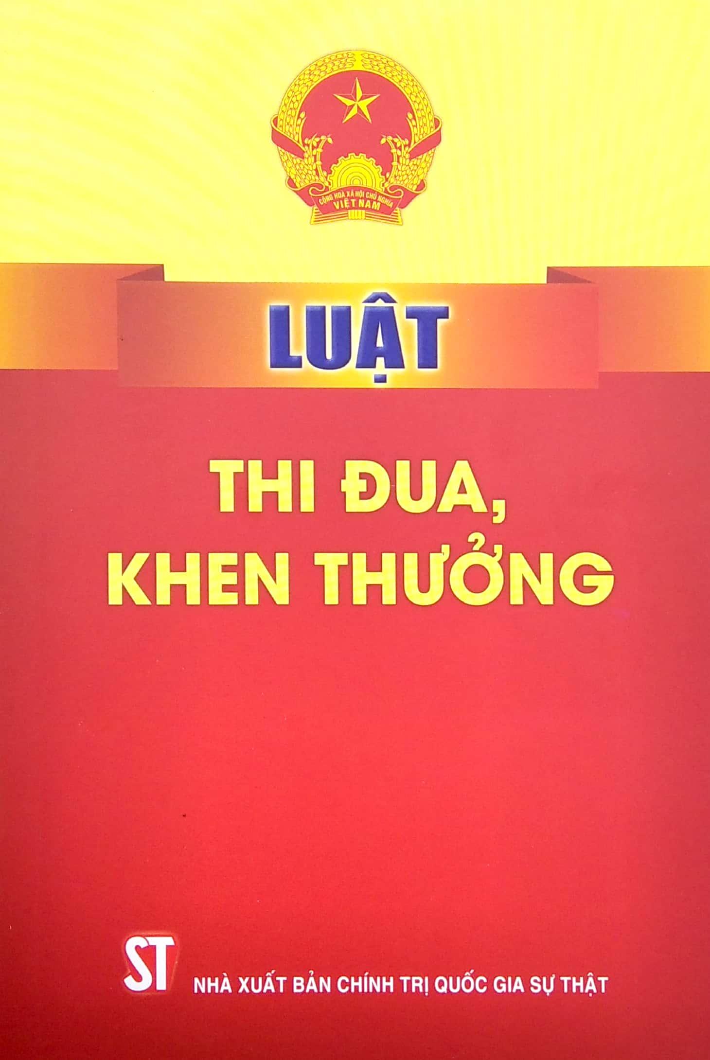 Luật Thi Đua, Khen Thưởng