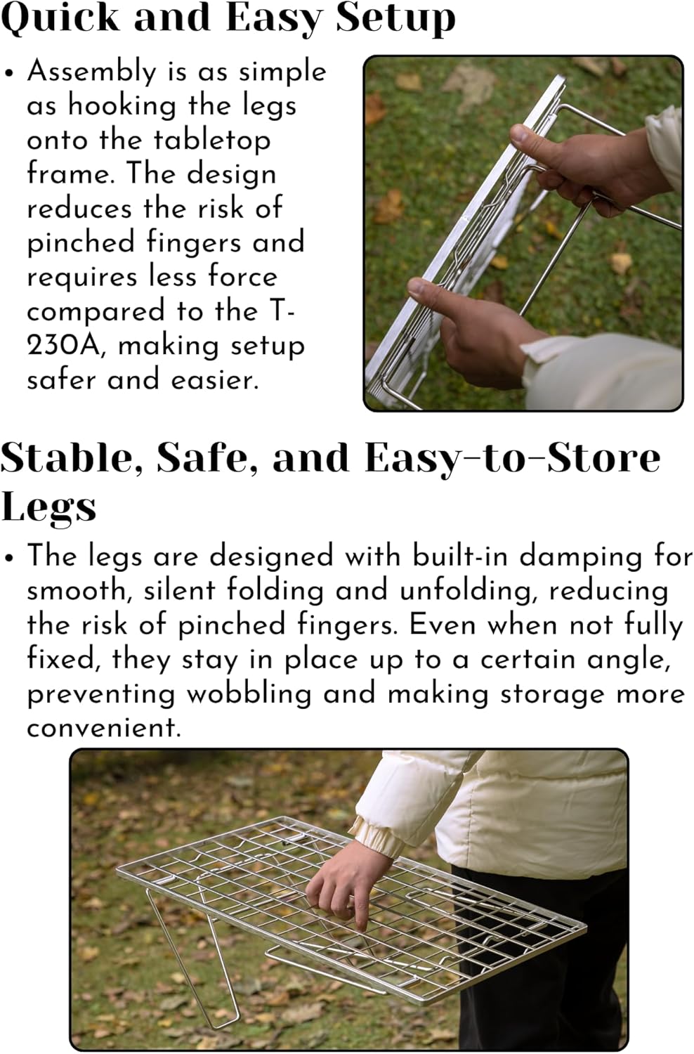 Kệ inox để đồ đa năng Campingmoon T-235A-1T (Kệ đơn) T235A T 235A 1T