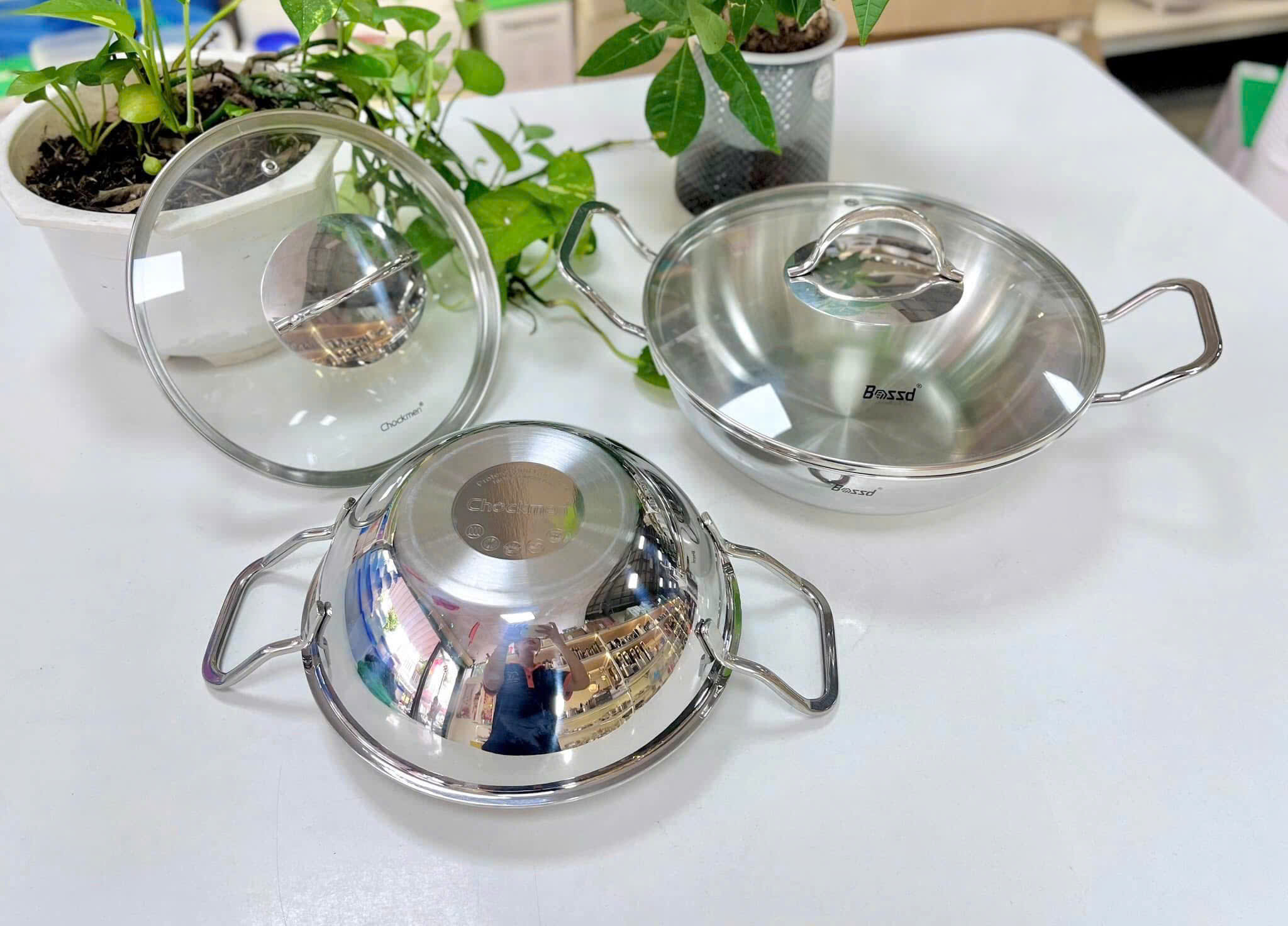 [Hàng chính hãng] BSD92- Nồi hải sản Bossd sâu lòng có nắp - 24cm
