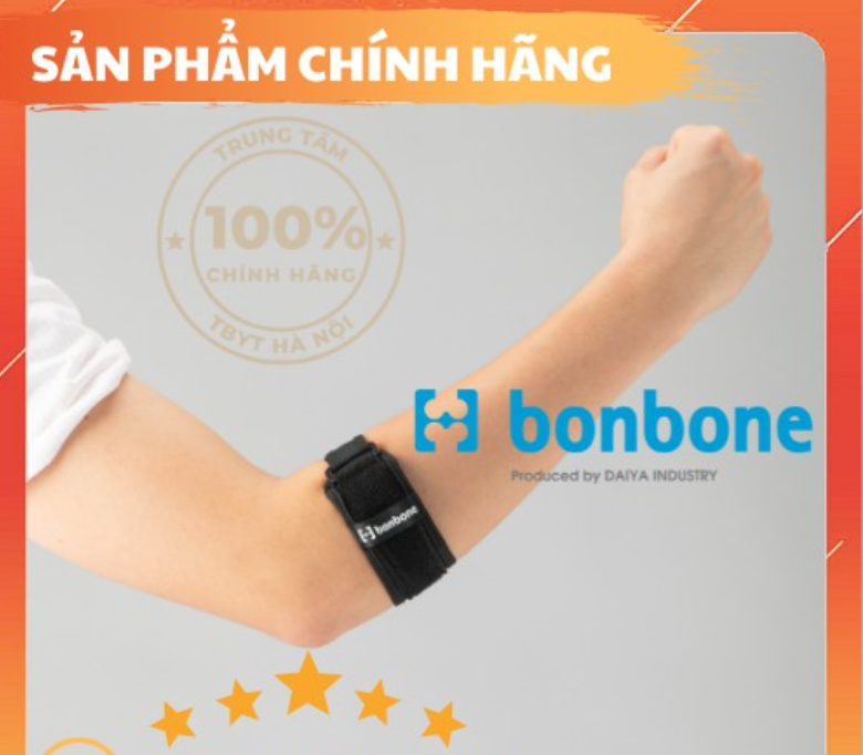 Đai Nẹp Khuỷu Tay Nâng Cao Bonbone Adv Sports Elbow ( free size)