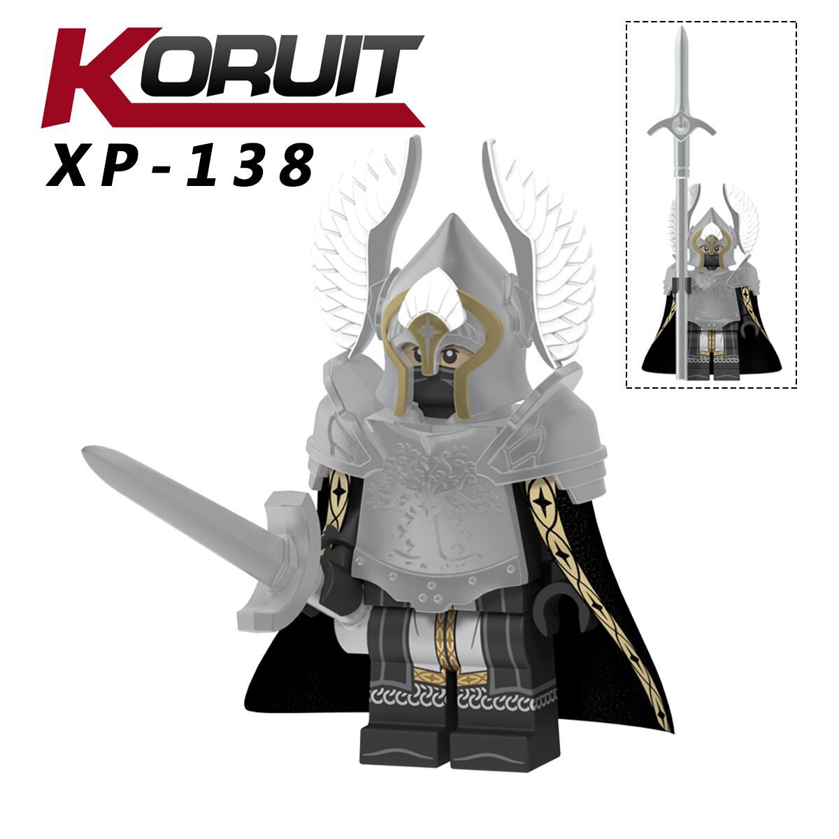 Mô Hình Minifigures Chiến Binh Gondor Trong Phim Chúa Tể Của Những Chiếc Nhẫn XP138