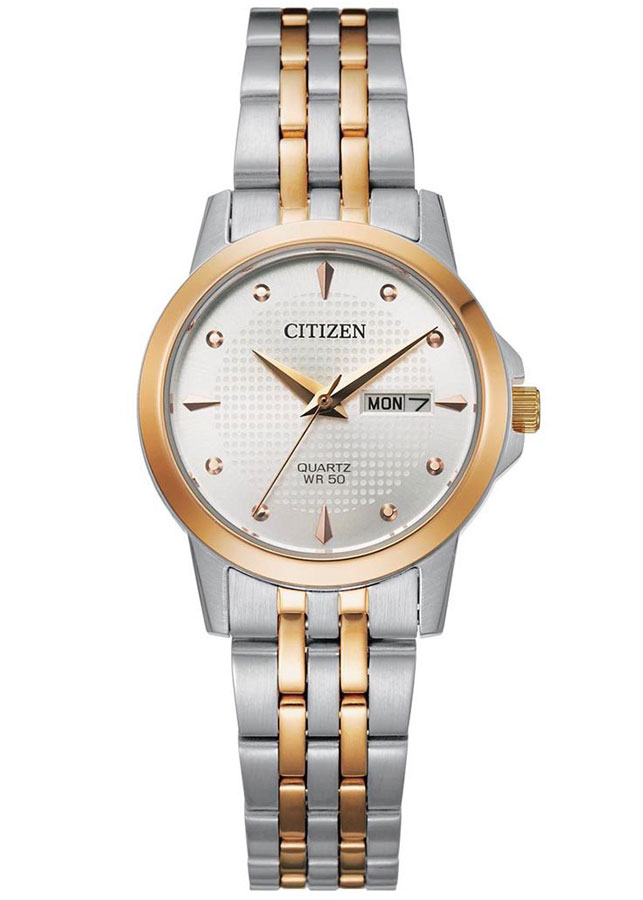 Đồng Hồ Nữ Citizen Dây Thép Không Gỉ EQ0605-53A - Mặt Trắng