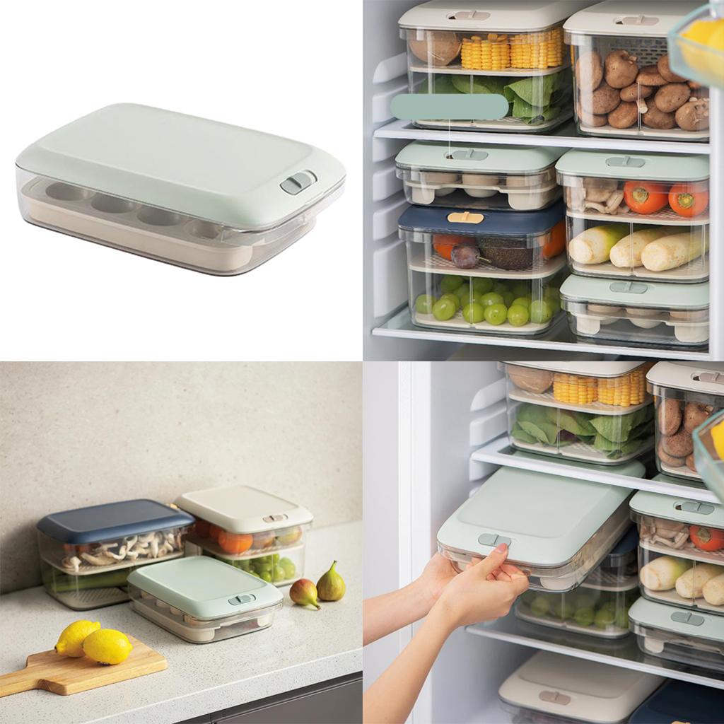 Storage Plastic Lids BPA Free Leak Proof Food Container Clear