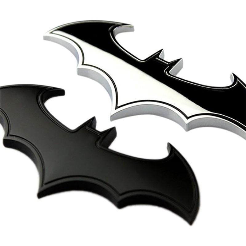 Logo Batman 3D bằng kim loại trang trí xe hơi