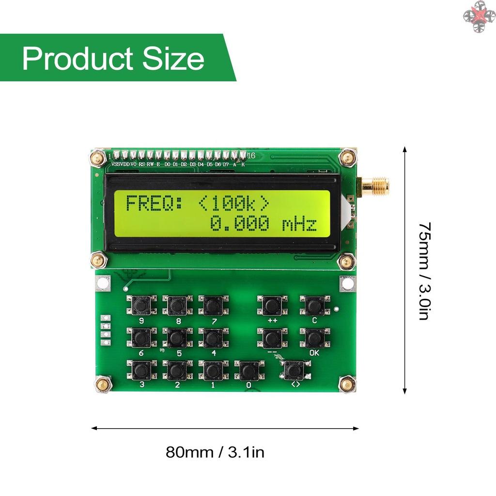 Máy Phát Tín Hiệu Adf4351 Màn Hình Lcd Kỹ Thuật Số 35mhz Đến 4000mhz