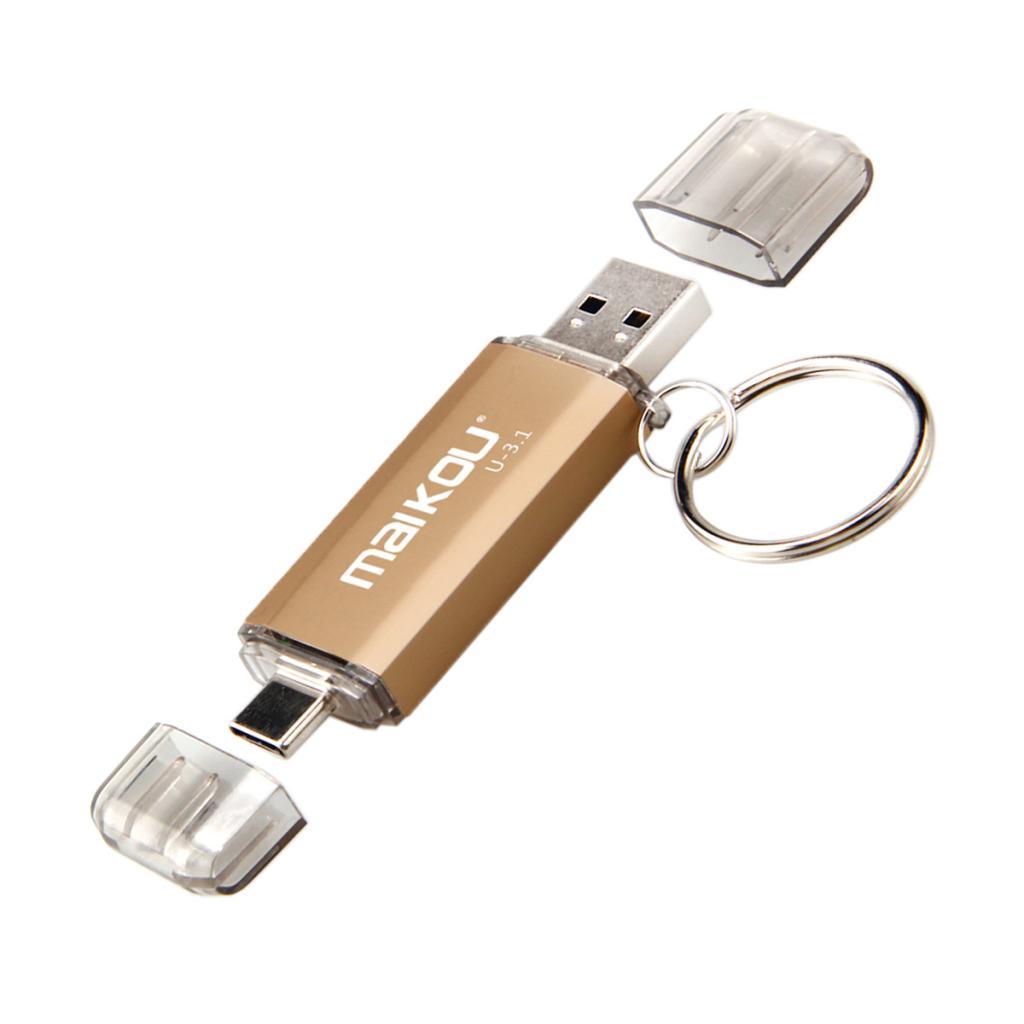 2 in 1 USB 3.0+Type C OTG Flash Drive Memory Stick High Speed