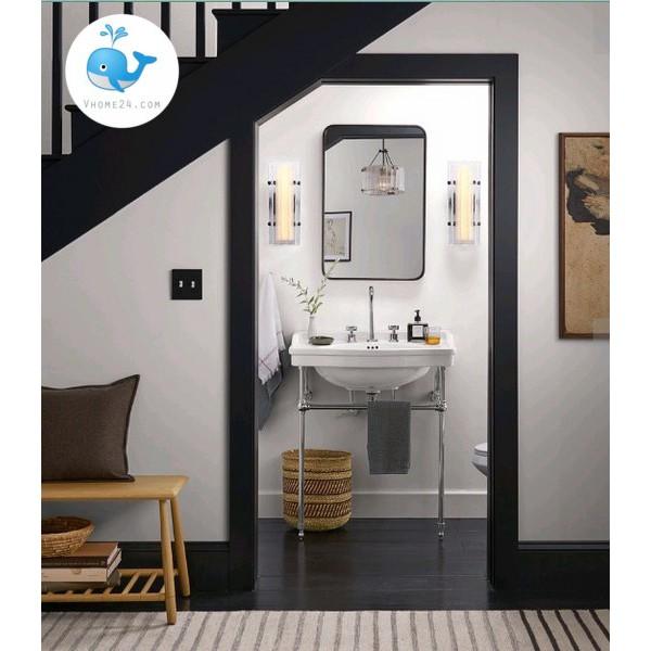 GƯƠNG TRANG TRÍ DECOR CHỮ NHẬT BO GÓC VIỀN KIM LOẠI GTR098N