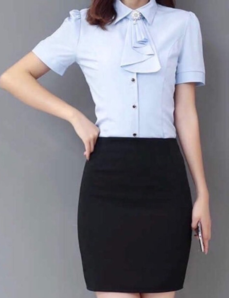 CHÂN VÁY ÔM - CHÂN VÁY CÔNG SỞ ( dưới 55kg ) damsuongmaxi04