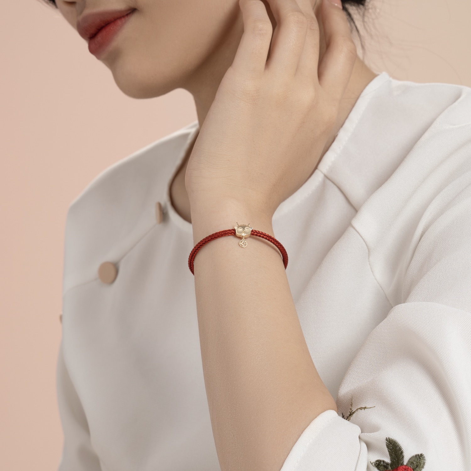 Charm Kim Mùi Vàng 14k LLF218 Huy Thanh Jewelry
